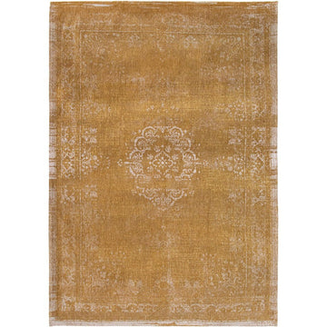 Louis De Poortere Fading World Medallion 9145 Spring Moss Washable Polyester Flatweave Spring Moss Gold/Antique White/Soft Ochre/Muted Sand Beige Eco-Rug-Louis De Poortere-Rug Love - The Most Loved Rug Store